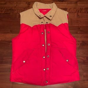Roxy reversible puffy vest